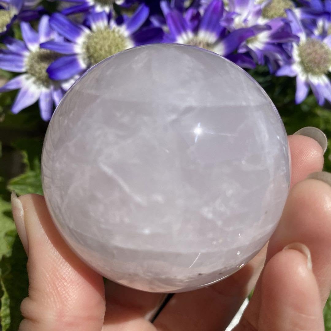 ペリウィンクルローズクォーツスフィアNo.762 ペリウィンクルローズクォーツスフィアNo.762 ペリウィンクルローズ